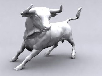 La estatua de la corrida de toros

