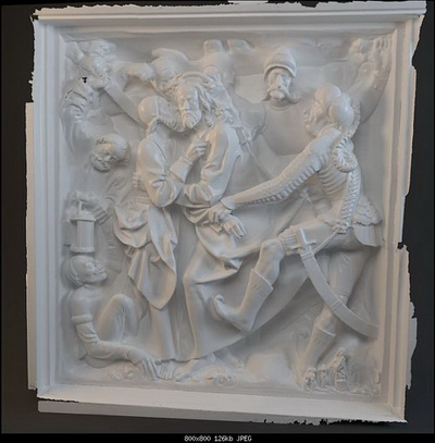 Modelo de la estatua de caracteres
