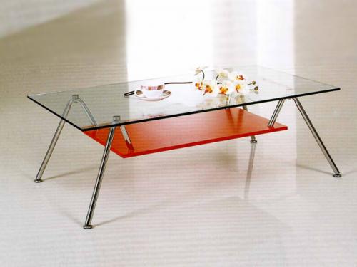 Vidrio simple mesa de centro
