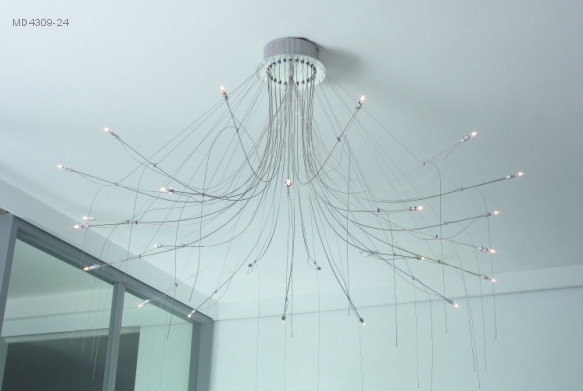 Modern Pendant Lamps with metal appearence