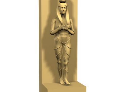 Escultura Egytian Modelo 3D