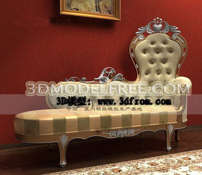 Real Ctedra Modelo 3D de estilo europeo de lujo de