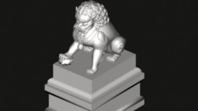 Modelo 3D de la Piedra del Len