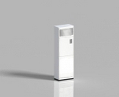 Modelo 3D de aire verticales blancas acondicionado