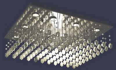 Lmpara de cristal Modelo 3D