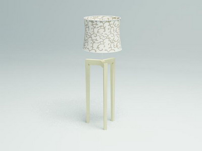 Lmpara de mesa simple modelo 3D de la Moda