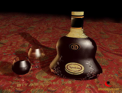 XO Botella de modelos en 3D