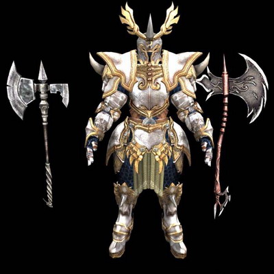 Modelo 3D de Golden Armor