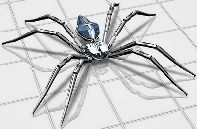 Modelo 3D de la mquina de araña