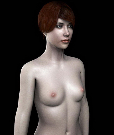 Humanos de modelos 3D femenino