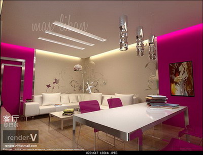 Saln Modelo 3D de la Moda