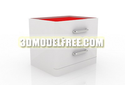 Modelo 3D de la caja blanca