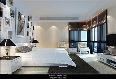 Dormitorio Hardcover modelo 3D de