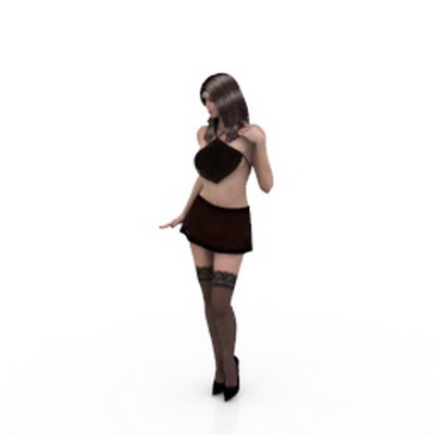 Modelo 3D de grasa o menos de Belleza