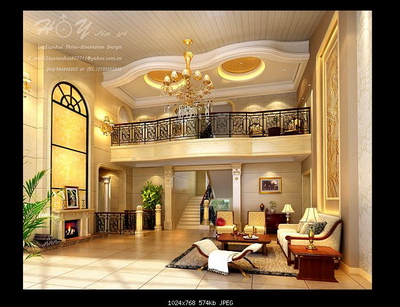 La sala de estar magnfico Modelo 3D