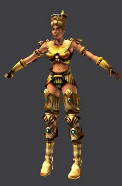 Modelo 3D de la Dama de Egipto