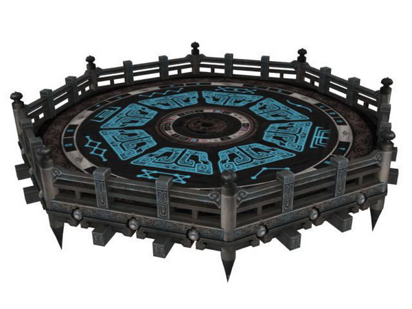 Onimusha modelo 3D de la fase final de la escena