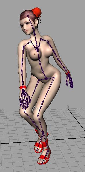 Modelo 3D de la belleza de China