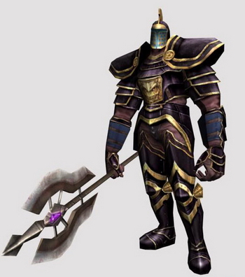 La segunda vez el modelo 3D del juego de caracteres de Rohan