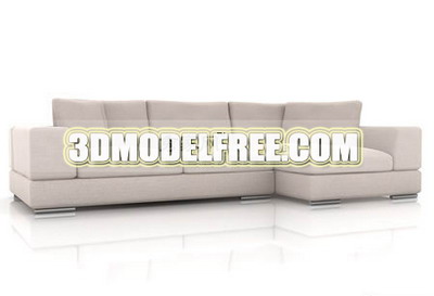 Sof modelo 3D de la utilidad del hogar