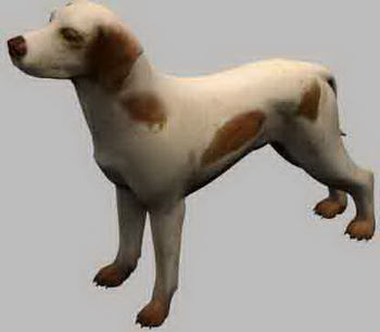 Modelo en 3D de las pequeñas corcel