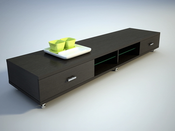 Modelo 3D de la caja de madera