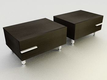 Sof asiento de algodn Modelo 3D de Muebles de casa y prctico taburete