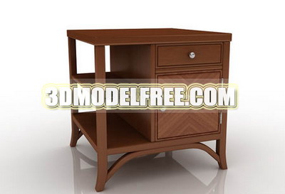 Simple armarios de madera armarios gabinete de muebles de acabado y el modelo 3D de la prctica