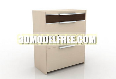 De manera simple modelo 3D de taquillas
