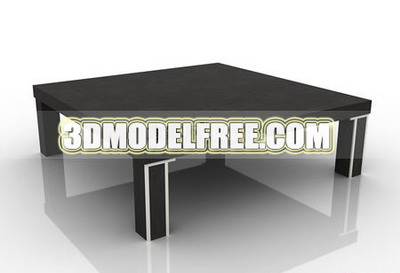 Modelo 3D de tipo simple tabla de madera maciza