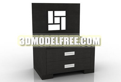 Modelo 3D de tipo simple tabla de madera maciza