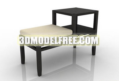 Modelo 3D de tipo simple tabla de madera maciza