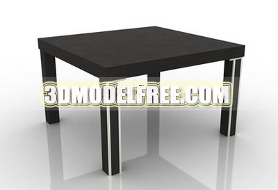 Caf plaza Tabla aparador de madera slida de muebles, mesa de madera con una redonda mesa de mesa modelo 3D de