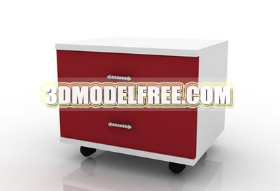 Modelo 3D de un mobiliario de estilo de vida moderno