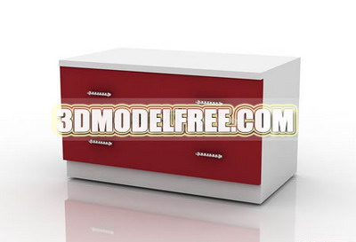 Modelo 3D de la personalidad viviente de muebles