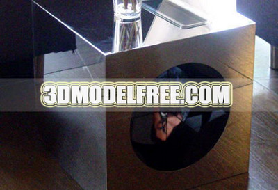 Modelo 3D de muebles de madera antigua