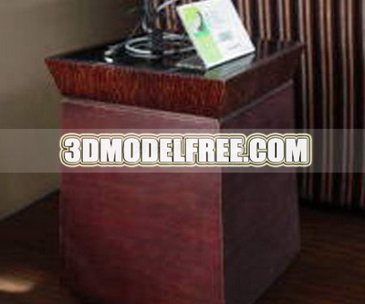Modelo 3D de muebles de madera antigua