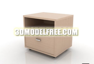 Modelo 3D de muebles de dormitorio de madera
