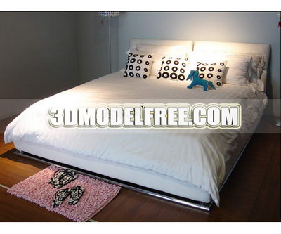 Muebles Cama TV gabinetes de madera slida de gabinete cama de matrimonio cama de visualizacin de modelos 3D