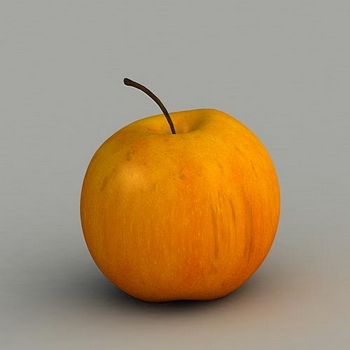 Frutas, modelos en 3D