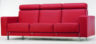 Red sof Modelo 3D de la Moda
