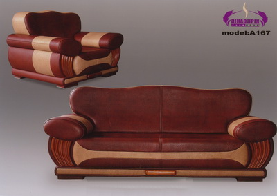 Modelo 3D del jefe sof morado