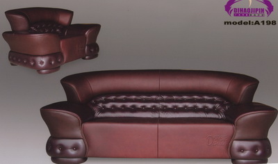 Sofa modelo 3D sobre la multa jefe