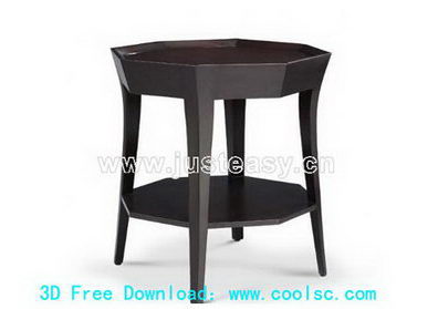 D modelo de un banco de madera negro (incluidos los materiales)
