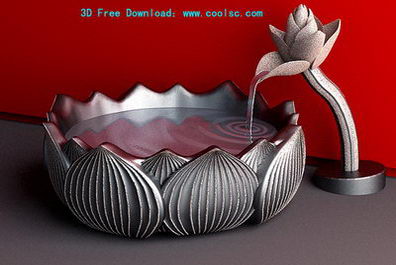 Modelo 3D de la cuenca Europea (incluidos los materiales)
