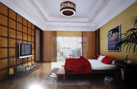 China modernas habitaciones (incluidos los materiales)