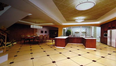 Negocios lujoso restaurante modelo 3D (incluyendo materiales)