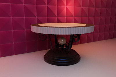 Mesa Redonda Europea Modelo 3D