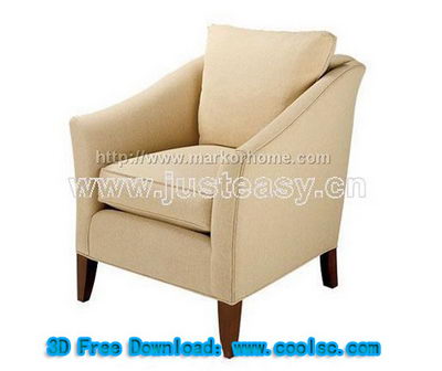 Beige sof modelo 3D (incluyendo materiales)