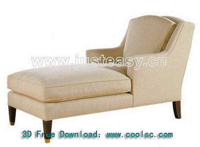 Modelo 3D de la silla infantil neo-clsico (incluidos los materiales)